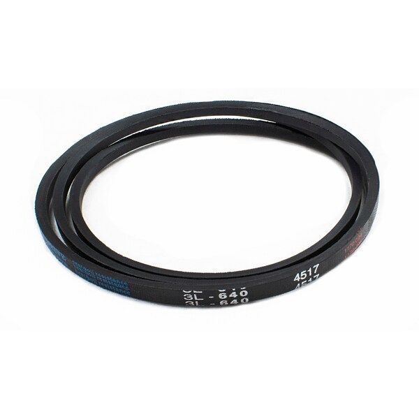 D&D 3L640 FHP V-Belt, 64 in Outside Length, 3/8 in Top Width, 7/32 in Thickness, 1 Ribs 3L640 - main